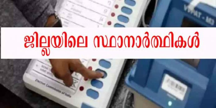 പത്തനംതിട്ട ജില്ലയിലെ സ്ഥാനാര്ഥികളുടെ അന്തിമപട്ടിക ; ആറന്മുളയില് കെ.ശിവദാസന് നായര്ക്ക് അപരന് പത്തനംതിട്ട ജില്ലയിലെ സ്ഥാനാര്ഥികളുടെ അന്തിമപട്ടിക ; ആറന്മുളയില് കെ.ശിവദാസന് നായര്ക്ക് അപരന്