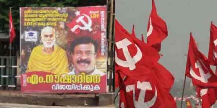 ശ്രീനാരായണ ഗുരുവിന്റെ ചിത്രം വെച്ച് വോട്ടുപിടുത്തം ; എല് ഡി എഫ് സ്ഥാനാര്ത്ഥി വിവാദത്തില് ശ്രീനാരായണ ഗുരുവിന്റെ ചിത്രം വെച്ച് വോട്ടുപിടുത്തം ; എല് ഡി എഫ് സ്ഥാനാര്ത്ഥി വിവാദത്തില്