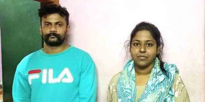 വീട് കുത്തിത്തുറന്ന് മോഷണം : ദമ്പതികള് അറസ്റ്റില് വീട് കുത്തിത്തുറന്ന് മോഷണം : ദമ്പതികള് അറസ്റ്റില്