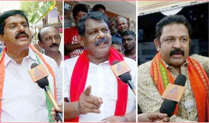 തിരുവനന്തപുരത്ത് ശക്തമായ ത്രികോണ മത്സരം ; ചങ്കിടിപ്പേറി മുന്നണികൾ തിരുവനന്തപുരത്ത് ശക്തമായ ത്രികോണ മത്സരം ; ചങ്കിടിപ്പേറി മുന്നണികൾ