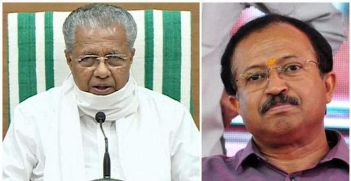 മുഖ്യമന്ത്രിക്കെതിരെ രൂക്ഷ വിമര്ശനവുമായി വി മുരളീധരന് ; ‘കൊവിഡിയറ്റ്’ എന്ന് വിളിച്ച് പരിഹാസം മുഖ്യമന്ത്രിക്കെതിരെ രൂക്ഷ വിമര്ശനവുമായി വി മുരളീധരന് ; ‘കൊവിഡിയറ്റ്’ എന്ന് വിളിച്ച് പരിഹാസം