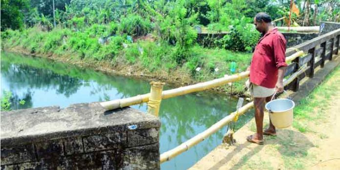 കെ.ഐ.പി കനാൽ പാലത്തിന്റെ കൈവരികൾ തകർന്നത് അപകടഭീഷണിയാകുന്നു കെ.ഐ.പി കനാൽ പാലത്തിന്റെ കൈവരികൾ തകർന്നത് അപകടഭീഷണിയാകുന്നു