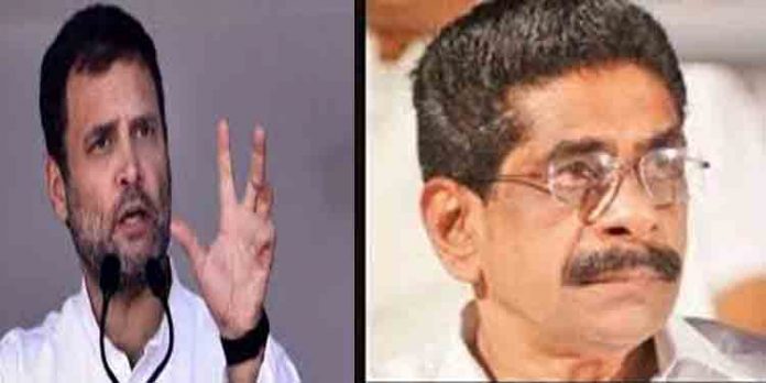 മുല്ലപ്പള്ളിക്കെതിരെ ശക്തമായ നടപടി ; രാജി ആവശ്യപ്പെട്ട് രാഹുല് ഗാന്ധി മുല്ലപ്പള്ളിക്കെതിരെ ശക്തമായ നടപടി ; രാജി ആവശ്യപ്പെട്ട് രാഹുല് ഗാന്ധി