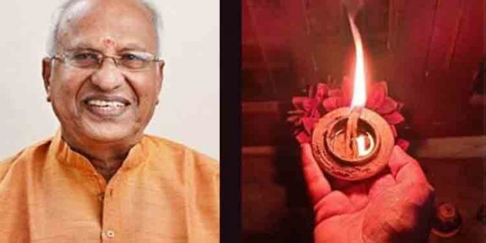 ദീപം തെളിയിച്ച സംഭവം വിശദീകരണവുമായി ഒ.രാജഗോപാല് ദീപം തെളിയിച്ച സംഭവം വിശദീകരണവുമായി ഒ.രാജഗോപാല്