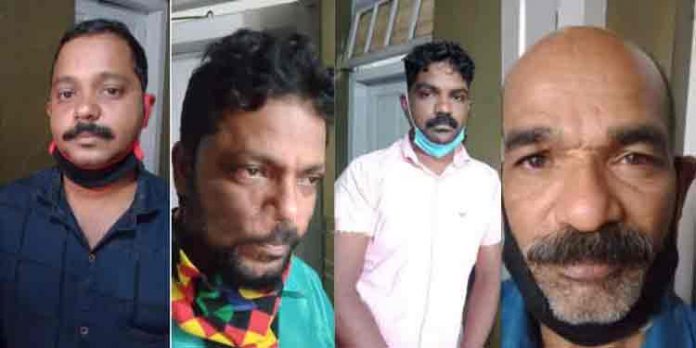 കൊട്ടാരക്കരയില് ചാരായ നിര്മ്മാണവും വില്പ്പനയും ; നാല് പേര് അറസ്റ്റില് കൊട്ടാരക്കരയില് ചാരായ നിര്മ്മാണവും വില്പ്പനയും ; നാല് പേര് അറസ്റ്റില്