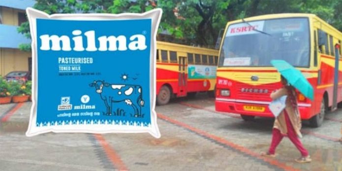 കെ.എസ്.ആർ.ടി.സി ബസിൽ മിൽമ ബൂത്ത് ; മാറ്റത്തിന്റെ പാതയിൽ കെഎസ്ആർടിസിയും മിൽമയും കെ.എസ്.ആർ.ടി.സി ബസിൽ മിൽമ ബൂത്ത് ; മാറ്റത്തിന്റെ പാതയിൽ കെഎസ്ആർടിസിയും മിൽമയും