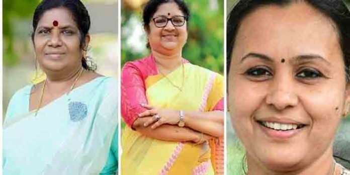 രണ്ടാം പിണറായി സര്ക്കാരില് മൂന്ന് വനിത മന്ത്രിമാര് ; ആറന്മുളയില് നിന്നും വീണാ ജോര്ജ്ജ് രണ്ടാം പിണറായി സര്ക്കാരില് മൂന്ന് വനിത മന്ത്രിമാര് ; ആറന്മുളയില് നിന്നും വീണാ ജോര്ജ്ജ്