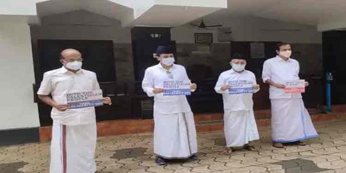 പലസ്തീന് ജനതയെ സംരക്ഷിക്കാന് ഇന്ത്യ ശക്തമായി ഇടപെടണമെന്ന് മുസ്സീം ലീഗ് പലസ്തീന് ജനതയെ സംരക്ഷിക്കാന് ഇന്ത്യ ശക്തമായി ഇടപെടണമെന്ന് മുസ്സീം ലീഗ്