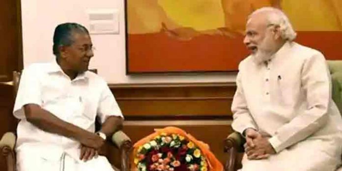 പിണറായി വിജയന് അഭിനന്ദനവുമായി പ്രധാനമന്ത്രി നരേന്ദ്രമോദി പിണറായി വിജയന് അഭിനന്ദനവുമായി പ്രധാനമന്ത്രി നരേന്ദ്രമോദി