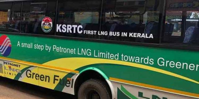 കെ.എസ്.ആര്.ടി.സിയുടെ ആദ്യ എല്.എന്.ജി ബസ് സര്വ്വീസ് തിങ്കളാഴ്ച മുതല് ആരംഭിക്കും കെ.എസ്.ആര്.ടി.സിയുടെ ആദ്യ എല്.എന്.ജി ബസ് സര്വ്വീസ് തിങ്കളാഴ്ച മുതല് ആരംഭിക്കും