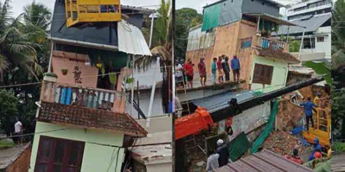 കനത്ത മഴയെ തുടര്ന്ന് കളമശ്ശേരി കൂനംതൈയ്യില് മൂന്ന് നില വീട് ഇടിഞ്ഞുതാണു കനത്ത മഴയെ തുടര്ന്ന് കളമശ്ശേരി കൂനംതൈയ്യില് മൂന്ന് നില വീട് ഇടിഞ്ഞുതാണു