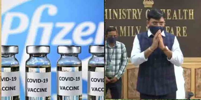 ഫൈസര് വാക്സിന് രാജ്യത്ത് ലഭ്യമാക്കുന്നതിനുള്ള ചര്ച്ചകള് അന്തിനഘട്ടത്തിലെന്ന് കേന്ദ്ര ആരോഗ്യമന്ത്രി ഫൈസര് വാക്സിന് രാജ്യത്ത് ലഭ്യമാക്കുന്നതിനുള്ള ചര്ച്ചകള് അന്തിനഘട്ടത്തിലെന്ന് കേന്ദ്ര ആരോഗ്യമന്ത്രി