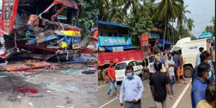 കറന്സിയുമായി പോയ വാഹനം ലോറിയുമായി കൂട്ടിയിടിച്ച് ഒരു മരണം കറന്സിയുമായി പോയ വാഹനം ലോറിയുമായി കൂട്ടിയിടിച്ച് ഒരു മരണം
