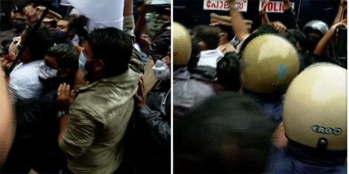 ലോക്ഡൗണിന്റെ പേരിൽ കടകൾ അടച്ചിടുന്നു ; ആത്മഹത്യയുടെ വക്കിലെന്ന് വ്യാപാരികൾ – മിഠായി തെരുവിൽ പ്രതിഷേധം ലോക്ഡൗണിന്റെ പേരിൽ കടകൾ അടച്ചിടുന്നു ; ആത്മഹത്യയുടെ വക്കിലെന്ന് വ്യാപാരികൾ – മിഠായി തെരുവിൽ പ്രതിഷേധം