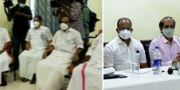 കൊവിഡ് ചട്ടത്തിന് പുല്ലുവില കൊടുത്ത് മന്ത്രി ; സമ്പൂര്ണ്ണ ലോക്ക്ഡൗണ് ദിനം ഐ.എന്.എല് നേതൃയോഗം ചേരുന്നു കൊവിഡ് ചട്ടത്തിന് പുല്ലുവില കൊടുത്ത് മന്ത്രി ; സമ്പൂര്ണ്ണ ലോക്ക്ഡൗണ് ദിനം ഐ.എന്.എല് നേതൃയോഗം ചേരുന്നു