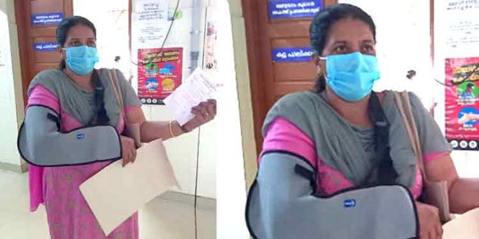 കോന്നി ഗ്രാമപഞ്ചായത്തംഗത്തിന് നേരേ ബി ജെ പി കയ്യേറ്റ ശ്രമം ; പ്രതിഷേധവുമായി എല്.ഡി.എഫ് കോന്നി ഗ്രാമപഞ്ചായത്തംഗത്തിന് നേരേ ബി ജെ പി കയ്യേറ്റ ശ്രമം ; പ്രതിഷേധവുമായി എല്.ഡി.എഫ്