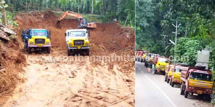 കെട്ടിട നിർമ്മാണ പാസിന്റെ മറവിൽ എലിമുള്ളുംപ്ലാക്കലിൽ വന് മണ്ണുകടത്ത് ; മൌനം പാലിച്ച് ഉദ്യോഗസ്ഥര് കെട്ടിട നിർമ്മാണ പാസിന്റെ മറവിൽ എലിമുള്ളുംപ്ലാക്കലിൽ വന് മണ്ണുകടത്ത് ; മൌനം പാലിച്ച് ഉദ്യോഗസ്ഥര്