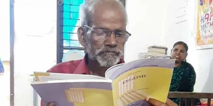 പ്രായത്തെ വെല്ലുവിളിച്ചു പഠനാവേശത്തില് ശിവരാജന് പ്രായത്തെ വെല്ലുവിളിച്ചു പഠനാവേശത്തില് ശിവരാജന്
