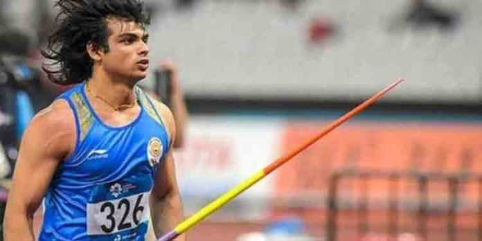 ഇന്ത്യയുടെ ആദ്യസ്വര്ണം : ചരിത്രം സൃഷ്ടിച്ച് ജാവലിന് ത്രോയില് നീരജ് ചോപ്ര ഇന്ത്യയുടെ ആദ്യസ്വര്ണം : ചരിത്രം സൃഷ്ടിച്ച് ജാവലിന് ത്രോയില് നീരജ് ചോപ്ര