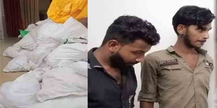തൃശൂരില് 30 ലക്ഷം രൂപയുടെ നിരോധിത പുകയില ഉല്പ്പന്നങ്ങളുമായി രണ്ട് പേര് പിടിയില് തൃശൂരില് 30 ലക്ഷം രൂപയുടെ നിരോധിത പുകയില ഉല്പ്പന്നങ്ങളുമായി രണ്ട് പേര് പിടിയില്