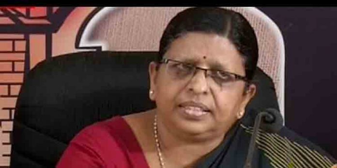 പി.സതീദേവി വനിതാ കമ്മീഷന് അധ്യക്ഷയാവും പി.സതീദേവി വനിതാ കമ്മീഷന് അധ്യക്ഷയാവും
