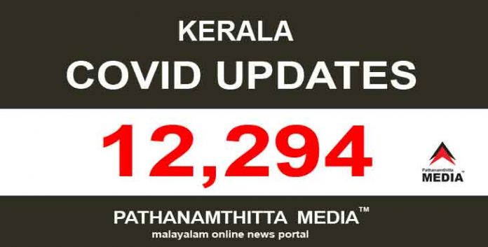 സംസ്ഥാനത്ത് ഇന്ന് 12,294 പേര്ക്ക് കോവിഡ് സ്ഥിരീകരിച്ചു സംസ്ഥാനത്ത് ഇന്ന് 12,294 പേര്ക്ക് കോവിഡ് സ്ഥിരീകരിച്ചു