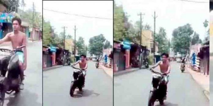 ഹെല്മറ്റും, മാസ്കും, ഉടുപ്പും, ലൈസന്സും ഇല്ലാതെ ബൈക്കിൽ കറക്കം ; ഒടുക്കം പണി ഇരന്ന് വാങ്ങി യുവാവ് ഹെല്മറ്റും, മാസ്കും, ഉടുപ്പും, ലൈസന്സും ഇല്ലാതെ ബൈക്കിൽ കറക്കം ; ഒടുക്കം പണി ഇരന്ന് വാങ്ങി യുവാവ്