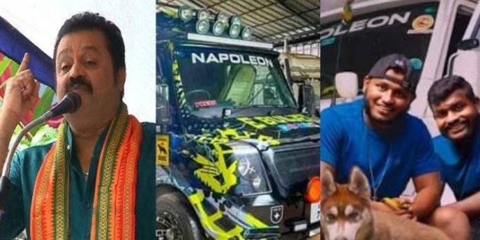 ഞാന് ചാണകമല്ലേ – പ്രശ്നം കേരളത്തിലല്ലേ നടക്കുന്നത്? നിങ്ങള് മുഖ്യമന്ത്രിയെ വിളിക്ക്: ഇ ബുള്ജെറ്റ് സഹോദരന്മാര്ക്ക് വേണ്ടി വിളിച്ചയാള്ക്ക് സുരേഷ് ഗോപിയുടെ മറുപടി ഞാന് ചാണകമല്ലേ – പ്രശ്നം കേരളത്തിലല്ലേ നടക്കുന്നത്? നിങ്ങള് മുഖ്യമന്ത്രിയെ വിളിക്ക്: ഇ ബുള്ജെറ്റ് സഹോദരന്മാര്ക്ക് വേണ്ടി വിളിച്ചയാള്ക്ക് സുരേഷ് ഗോപിയുടെ മറുപടി