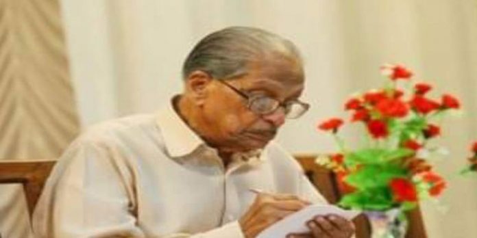 ഓംചേരി എന്.എന് പിള്ളയ്ക്ക് കേന്ദ്ര സാഹിത്യ അക്കാദമി പുരസ്കാരം ഓംചേരി എന്.എന് പിള്ളയ്ക്ക് കേന്ദ്ര സാഹിത്യ അക്കാദമി പുരസ്കാരം