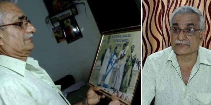 വിരമിച്ചിട്ട് 11 കൊല്ലം ; ആനുകൂല്യങ്ങൾ ഇല്ല – ദേശീയ പുരസ്കാര ജേതാവായ അധ്യാപകനോട് അനീതി വിരമിച്ചിട്ട് 11 കൊല്ലം ; ആനുകൂല്യങ്ങൾ ഇല്ല – ദേശീയ പുരസ്കാര ജേതാവായ അധ്യാപകനോട് അനീതി