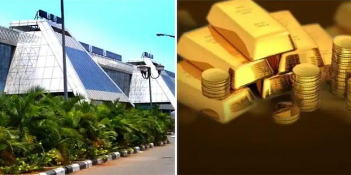 കരിപ്പൂർ വിമാനത്താവളത്തിൽ സ്വർണം പിടികൂടി കരിപ്പൂർ വിമാനത്താവളത്തിൽ സ്വർണം പിടികൂടി