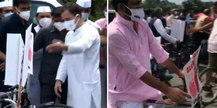 രാഹുല് വിളിച്ച യോഗത്തില് 14 പാര്ട്ടികള് ; ഇന്ധനവിലയിലും പ്രതിഷേധം – പാര്ലമെന്റിലേക്ക് സൈക്കിളില് പോകും രാഹുല് വിളിച്ച യോഗത്തില് 14 പാര്ട്ടികള് ; ഇന്ധനവിലയിലും പ്രതിഷേധം – പാര്ലമെന്റിലേക്ക് സൈക്കിളില് പോകും