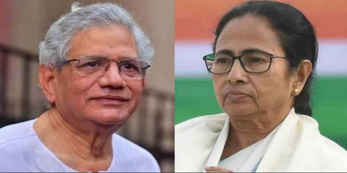 മമതയുമായി സഹകരിക്കാൻ സി.പി.ഐ എം ; കോൺഗ്രസിനോട് സ്വീകരിച്ച അതെ നയമെന്ന് സീതാറാം യെച്ചൂരി മമതയുമായി സഹകരിക്കാൻ സി.പി.ഐ എം ; കോൺഗ്രസിനോട് സ്വീകരിച്ച അതെ നയമെന്ന് സീതാറാം യെച്ചൂരി