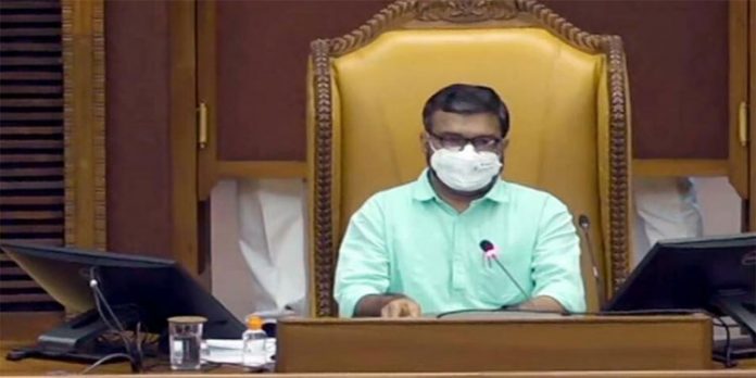 സഭയിൽ മാസ്ക് ഉപയോഗിച്ചില്ല ; എ.എൻ ഷംസീറിന് സ്പീക്കറുടെ വിമർശനം സഭയിൽ മാസ്ക് ഉപയോഗിച്ചില്ല ; എ.എൻ ഷംസീറിന് സ്പീക്കറുടെ വിമർശനം