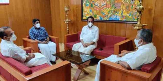 പി.എസ് പ്രശാന്ത് മുഖ്യമന്ത്രി പിണറായി വിജയനുമായി കൂടിക്കാഴ്ച നടത്തി പി.എസ് പ്രശാന്ത് മുഖ്യമന്ത്രി പിണറായി വിജയനുമായി കൂടിക്കാഴ്ച നടത്തി