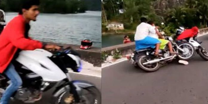 നെയ്യാര്ഡാമില് ബൈക്ക് റെയിസിംഗിനിടെ അപകടം നെയ്യാര്ഡാമില് ബൈക്ക് റെയിസിംഗിനിടെ അപകടം