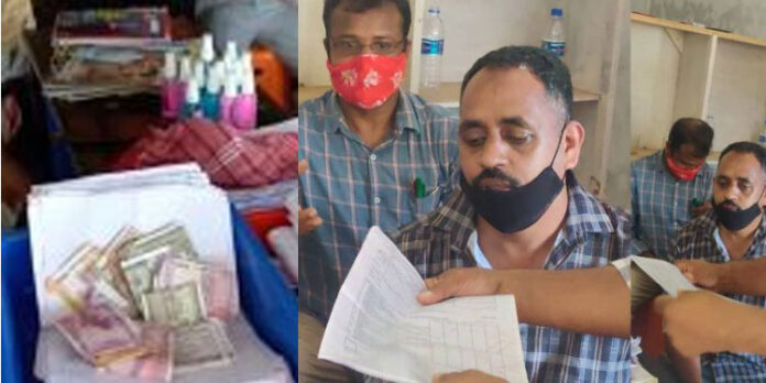 ഡ്രൈവിംഗ് ടെസ്റ്റിനിടെ കൈക്കൂലി വാങ്ങിയ സംഭവത്തില് മോട്ടോര് വാഹന ഇന്സ്പെക്ടര് വിജിലന്സ് പിടിയില് ഡ്രൈവിംഗ് ടെസ്റ്റിനിടെ കൈക്കൂലി വാങ്ങിയ സംഭവത്തില് മോട്ടോര് വാഹന ഇന്സ്പെക്ടര് വിജിലന്സ് പിടിയില്