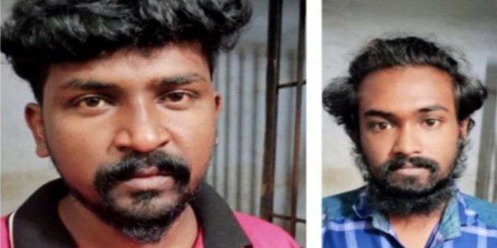 വീട്ടമ്മയ്ക്ക് അശ്ലീല സന്ദേശം ; ചോദ്യം ചെയ്ത് ഭര്ത്താവ് – യുവതിയെ വെട്ടി പരിക്കേൽപ്പിച്ച യുവാക്കള് പിടിയില് വീട്ടമ്മയ്ക്ക് അശ്ലീല സന്ദേശം ; ചോദ്യം ചെയ്ത് ഭര്ത്താവ് – യുവതിയെ വെട്ടി പരിക്കേൽപ്പിച്ച യുവാക്കള് പിടിയില്