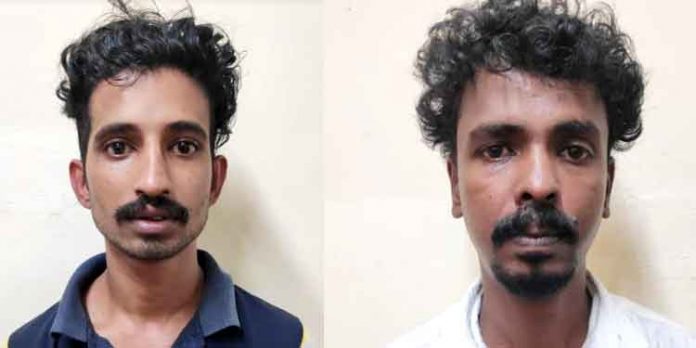 നാല് കിലോയിലധികം കഞ്ചാവുമായി രണ്ടുപേര് പിടിയില് നാല് കിലോയിലധികം കഞ്ചാവുമായി രണ്ടുപേര് പിടിയില്