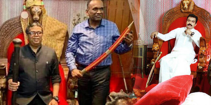 കാക്കി വീണ്ടും കുരുങ്ങി – തട്ടിപ്പിലൂടെ ലഭിച്ച പണം കേരള പോലീസിന്റെ വിവിധ പരിപാടികള്ക്ക് നല്കിയെന്ന് മോന്സന് കാക്കി വീണ്ടും കുരുങ്ങി – തട്ടിപ്പിലൂടെ ലഭിച്ച പണം കേരള പോലീസിന്റെ വിവിധ പരിപാടികള്ക്ക് നല്കിയെന്ന് മോന്സന്