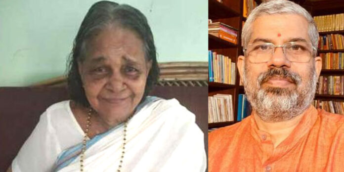 സന്ദീപാനന്ദഗിരിയുടെ മാതാവ് അന്തരിച്ചു സന്ദീപാനന്ദഗിരിയുടെ മാതാവ് അന്തരിച്ചു