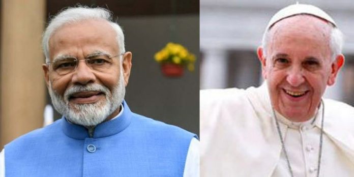 പ്രധാനമന്ത്രി നരേന്ദ്ര മോദി ശനിയാഴ്ച ഫ്രാന്സിസ് മാര്പാപ്പയുമായി കൂടിക്കാഴ്ച നടത്തുo : കെസിബിസി പ്രധാനമന്ത്രി നരേന്ദ്ര മോദി ശനിയാഴ്ച ഫ്രാന്സിസ് മാര്പാപ്പയുമായി കൂടിക്കാഴ്ച നടത്തുo : കെസിബിസി