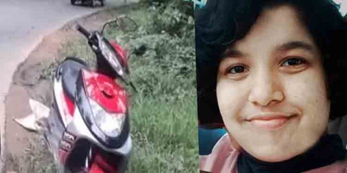 സ്കൂട്ടറില് ലോറിയിടിച്ച് പത്താം ക്ലാസ് വിദ്യാര്ത്ഥിനി മരിച്ചു സ്കൂട്ടറില് ലോറിയിടിച്ച് പത്താം ക്ലാസ് വിദ്യാര്ത്ഥിനി മരിച്ചു