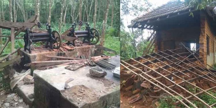 തേക്കുതോട് മൂര്ത്തിമണ്ണില് കാട്ടാനക്കൂട്ടത്തിന്റെ ആക്രമണത്തില് വ്യാപക നാശനഷ്ടം തേക്കുതോട് മൂര്ത്തിമണ്ണില് കാട്ടാനക്കൂട്ടത്തിന്റെ ആക്രമണത്തില് വ്യാപക നാശനഷ്ടം