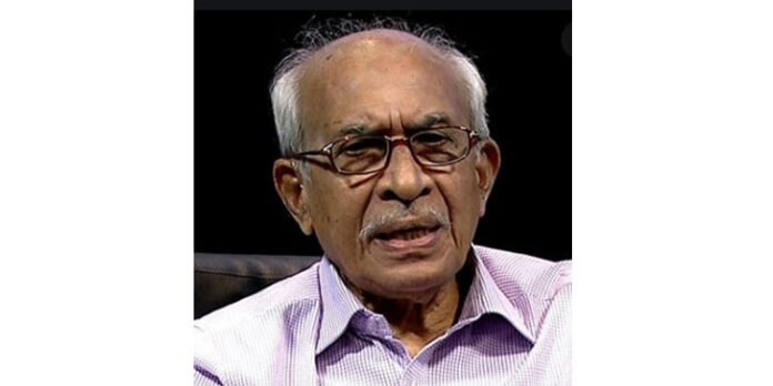 മുൻ ചീഫ് സെക്രട്ടറി സി.പി നായർ അന്തരിച്ചു മുൻ ചീഫ് സെക്രട്ടറി സി.പി നായർ അന്തരിച്ചു