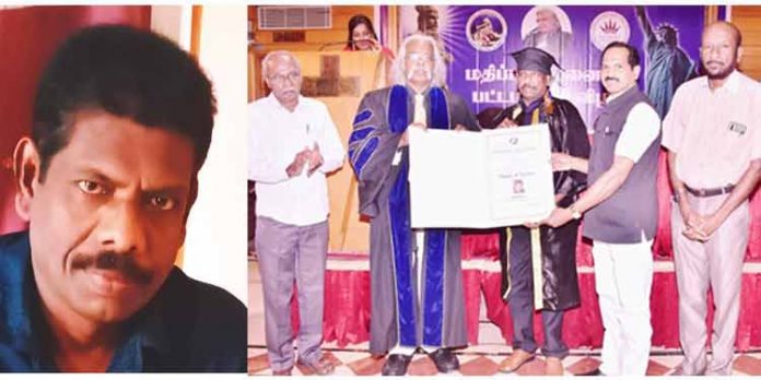 സൂര്യ കവിതകളുടെ രചനാ മികവിന് കവി ജയദേവന് ഓണററി ഡോക്ടറേറ്റ് സൂര്യ കവിതകളുടെ രചനാ മികവിന് കവി ജയദേവന് ഓണററി ഡോക്ടറേറ്റ്