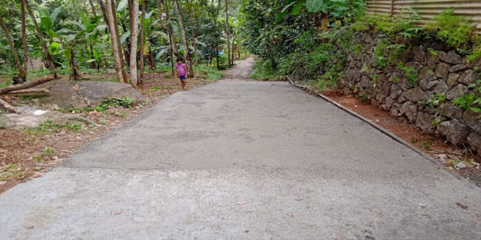 മഴയിൽ കോൺക്രീറ്റ് ചെയ്ത റോഡ് ഒലിച്ചു പോയി ; പുനരുദ്ധാരണം നടത്തി കരാറുകാരന് തടിതപ്പി മഴയിൽ കോൺക്രീറ്റ് ചെയ്ത റോഡ് ഒലിച്ചു പോയി ; പുനരുദ്ധാരണം നടത്തി കരാറുകാരന് തടിതപ്പി