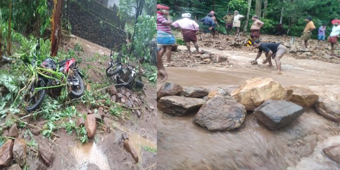 എരുമേലിയില് ഉരുള്പൊട്ടല് ; അപകട സാധ്യതയുള്ള മേഖലയില് നിന്ന് ജനങ്ങളെ മാറ്റി പാര്പ്പിച്ചു എരുമേലിയില് ഉരുള്പൊട്ടല് ; അപകട സാധ്യതയുള്ള മേഖലയില് നിന്ന് ജനങ്ങളെ മാറ്റി പാര്പ്പിച്ചു