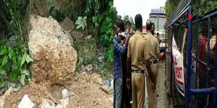 ശക്തമായ മഴ : കളമശ്ശേരിയില് മണ്ണിനടിയില്പ്പെട്ട ലോറി ഡ്രൈവര് മരിച്ചു ശക്തമായ മഴ : കളമശ്ശേരിയില് മണ്ണിനടിയില്പ്പെട്ട ലോറി ഡ്രൈവര് മരിച്ചു