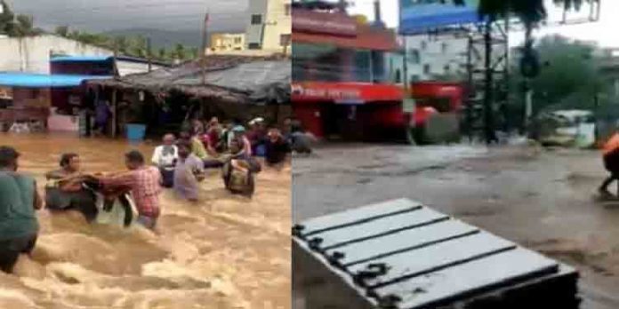 കനത്ത മഴയും വെള്ളപ്പൊക്കവും ; തിരുപ്പതിയിൽ കുടുങ്ങി തീര്ത്ഥാടകര് കനത്ത മഴയും വെള്ളപ്പൊക്കവും ; തിരുപ്പതിയിൽ കുടുങ്ങി തീര്ത്ഥാടകര്